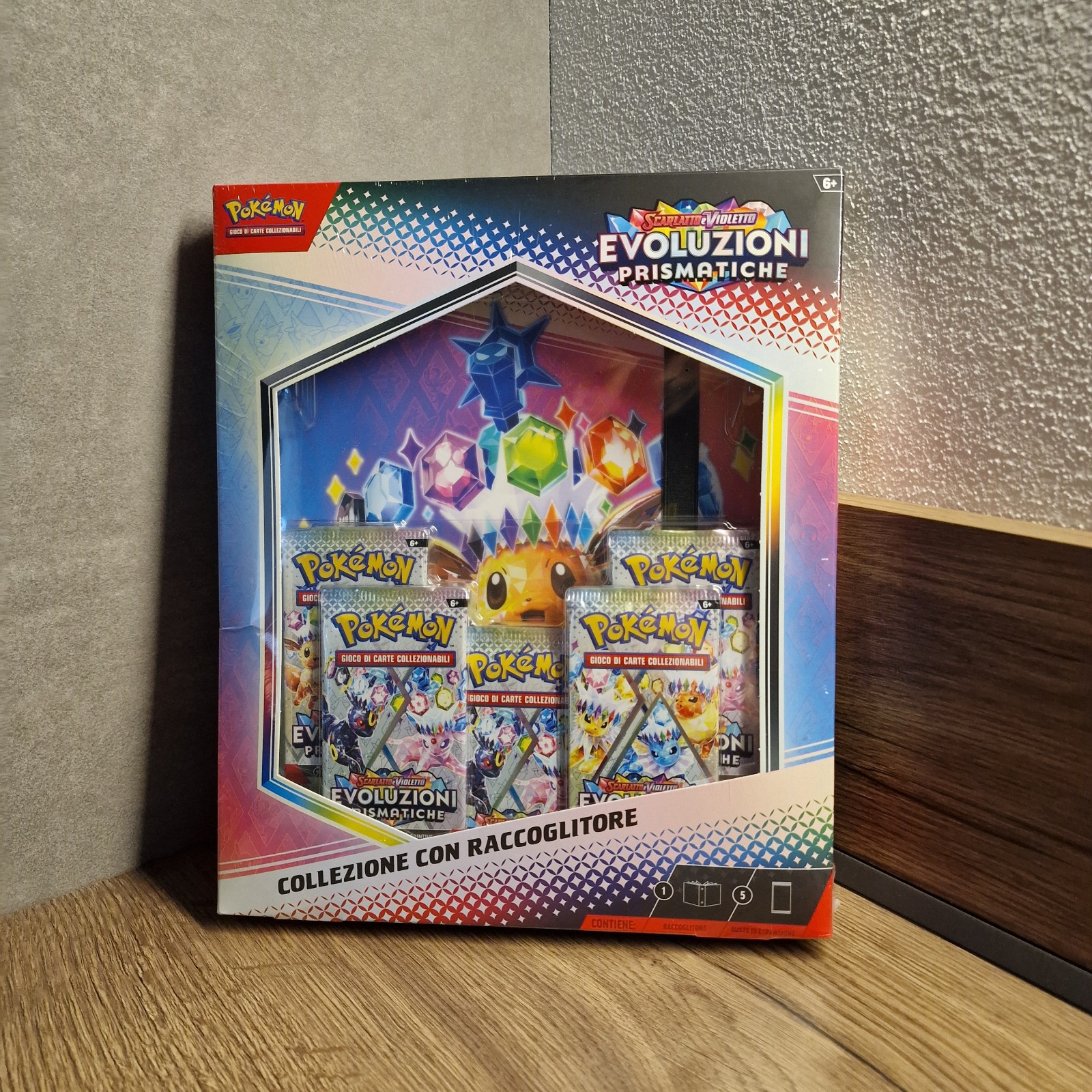 Pokemon Evoluzioni Prismatiche ITA Collezione con Album Raccoglitore Binder NEW