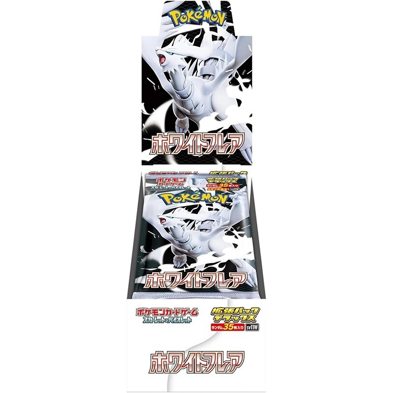 Pokemon Gioco di Carte Scarlet & Violetto Booster Confezione Deluxe Bianco Flare