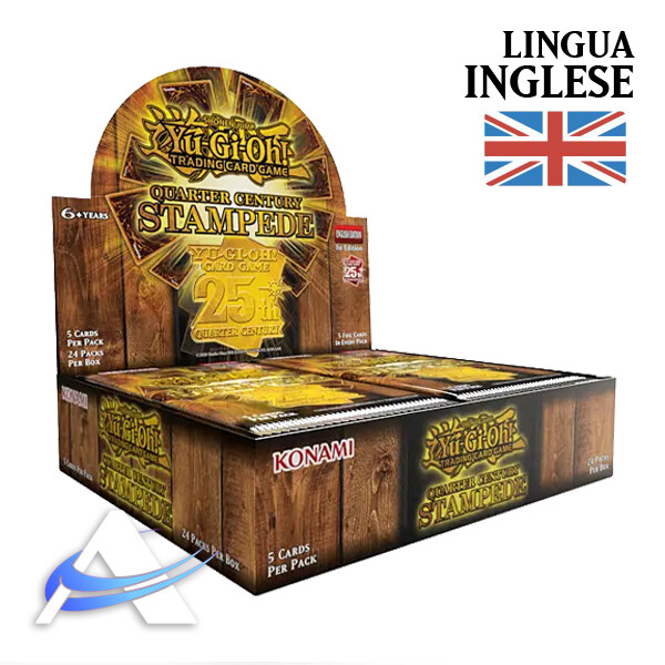 Box Yugioh ASSALTO QUARTO DI SECOLO / Stampede • INGLESE RA04 ANDYCARDS