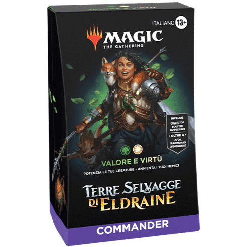 Commander Terre Selvaggie di Eldraine ITA Mazzo Commander Valore e Virtù