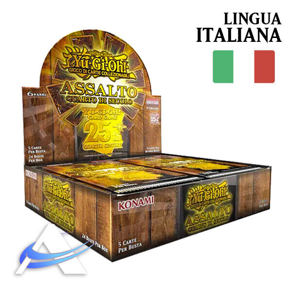 Box Yugioh ASSALTO QUARTO DI SECOLO / Stampede • ITALIANO RA04 YUGIOH ANDYCARDS