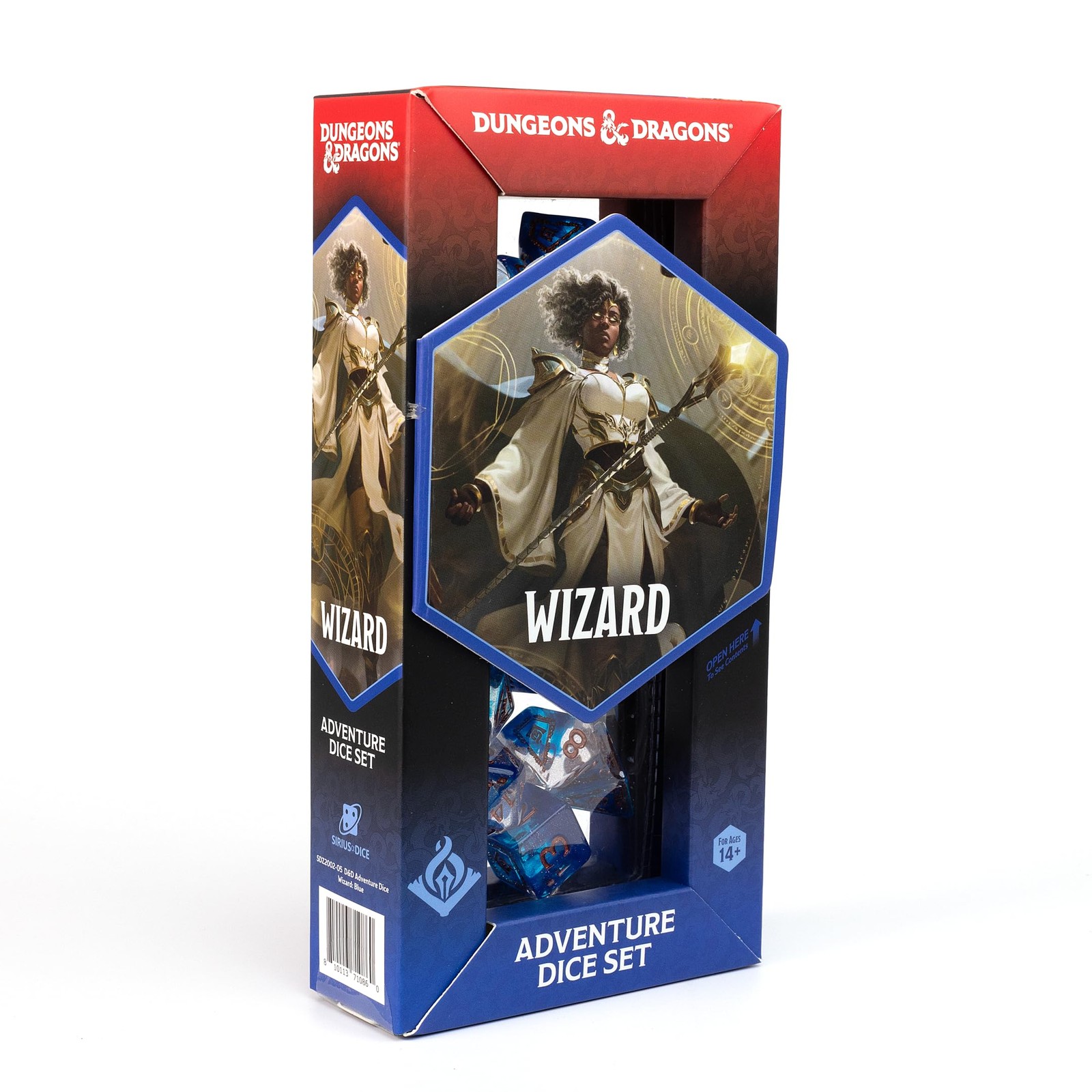 D&D Adventure Dice (Wizard Class: Blue)