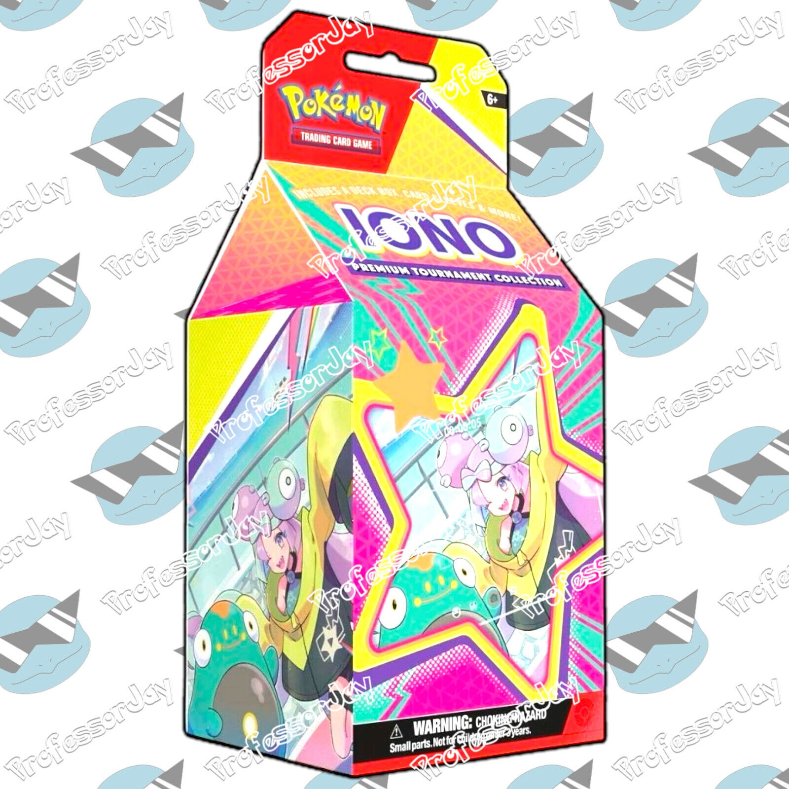 Pokémon 151 Carte Iono Premium Torneo Collezione Latte Confezione Cartoni IN