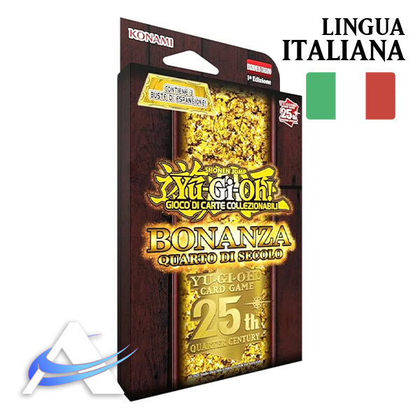 Tuckbox YUGIOH BONANZA QUARTO DI SECOLO / Quarter Century RA03 ITA ANDYCARDS