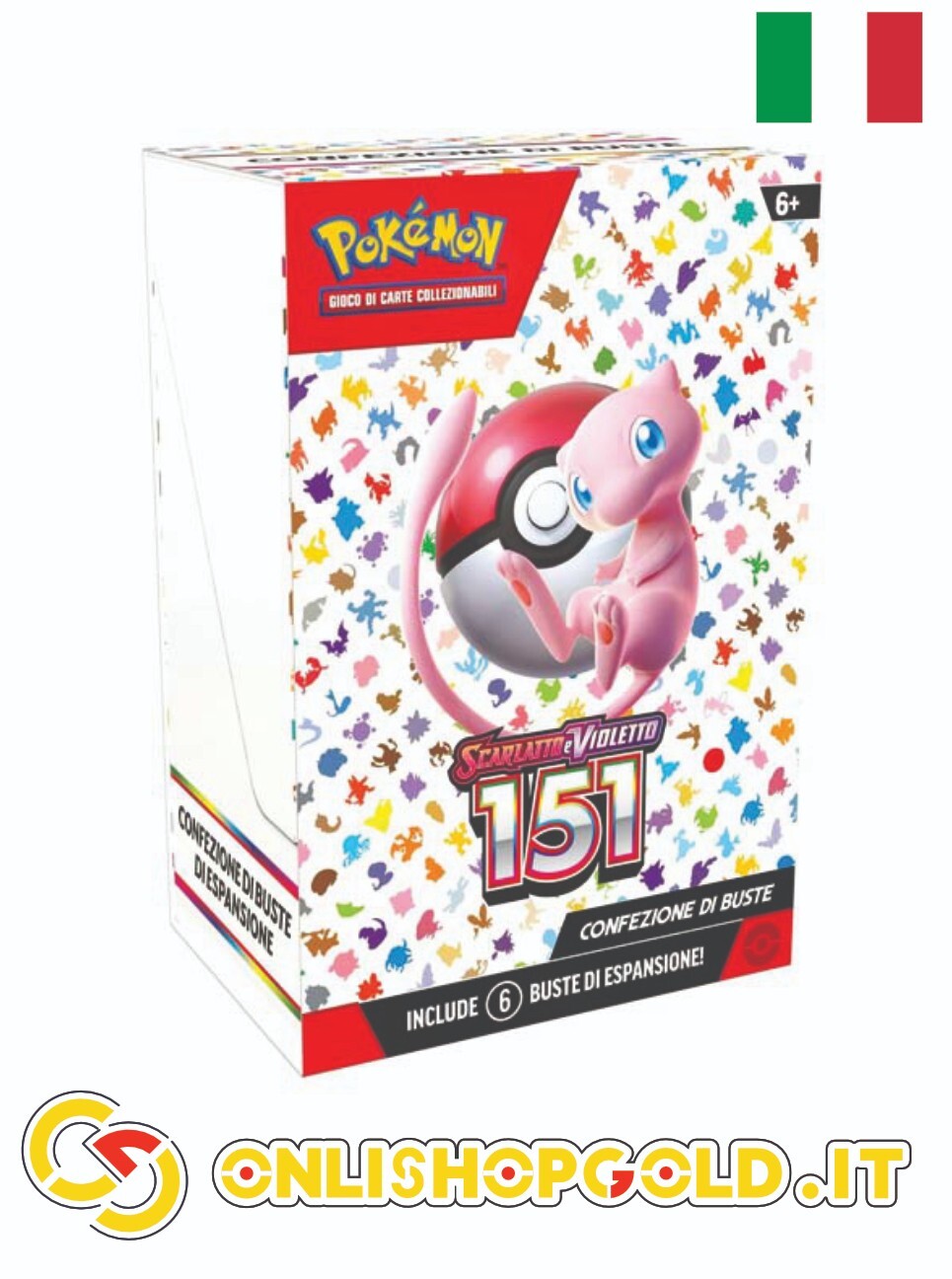 Confezione Booster Bundle 6 Buste Pokémon 151 in Italiano - Nuovo e Sigillato