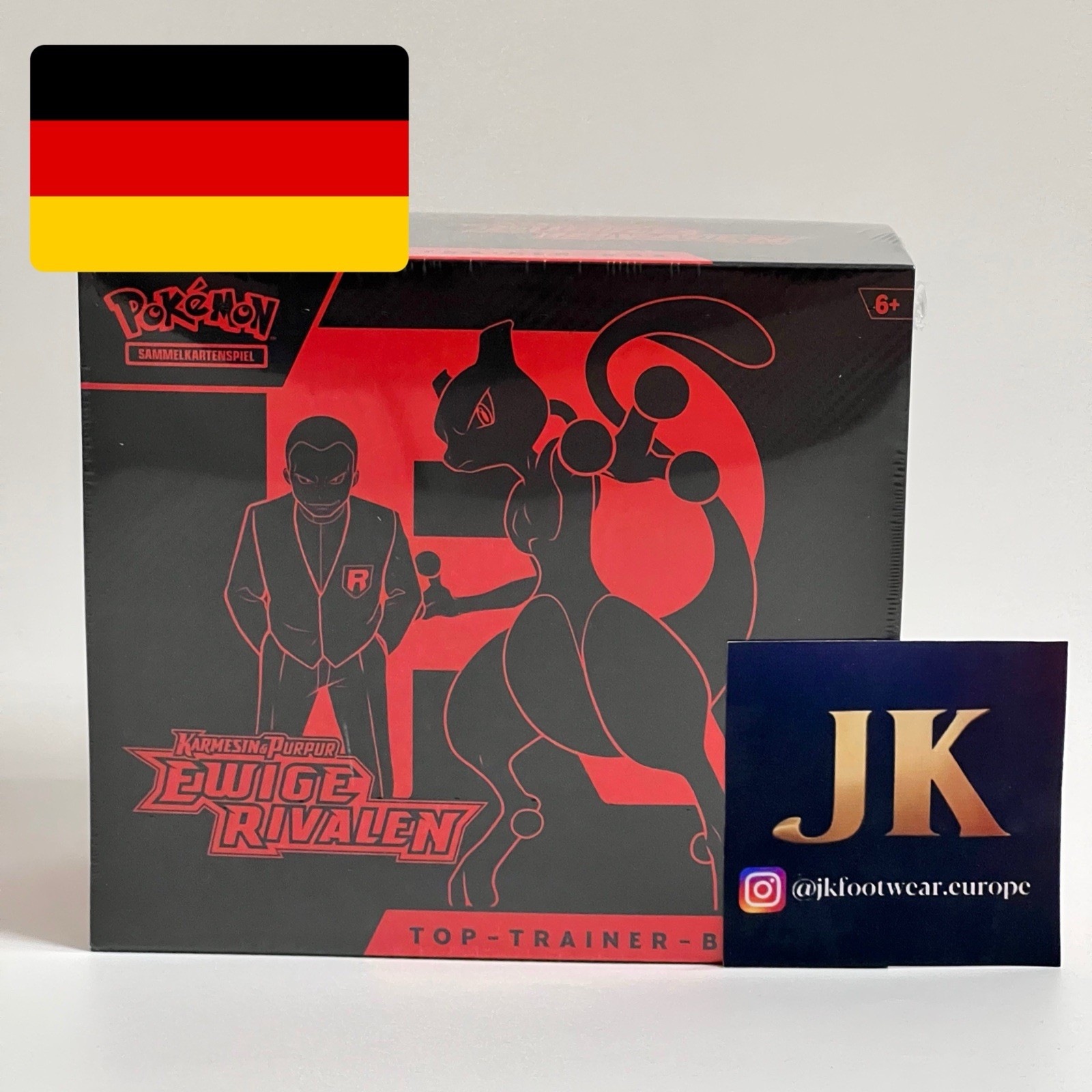 Pokémon Ewige Rivalen Top Trainer Box Deutsch 🇩🇪Team Rocket - IN HAND ✅