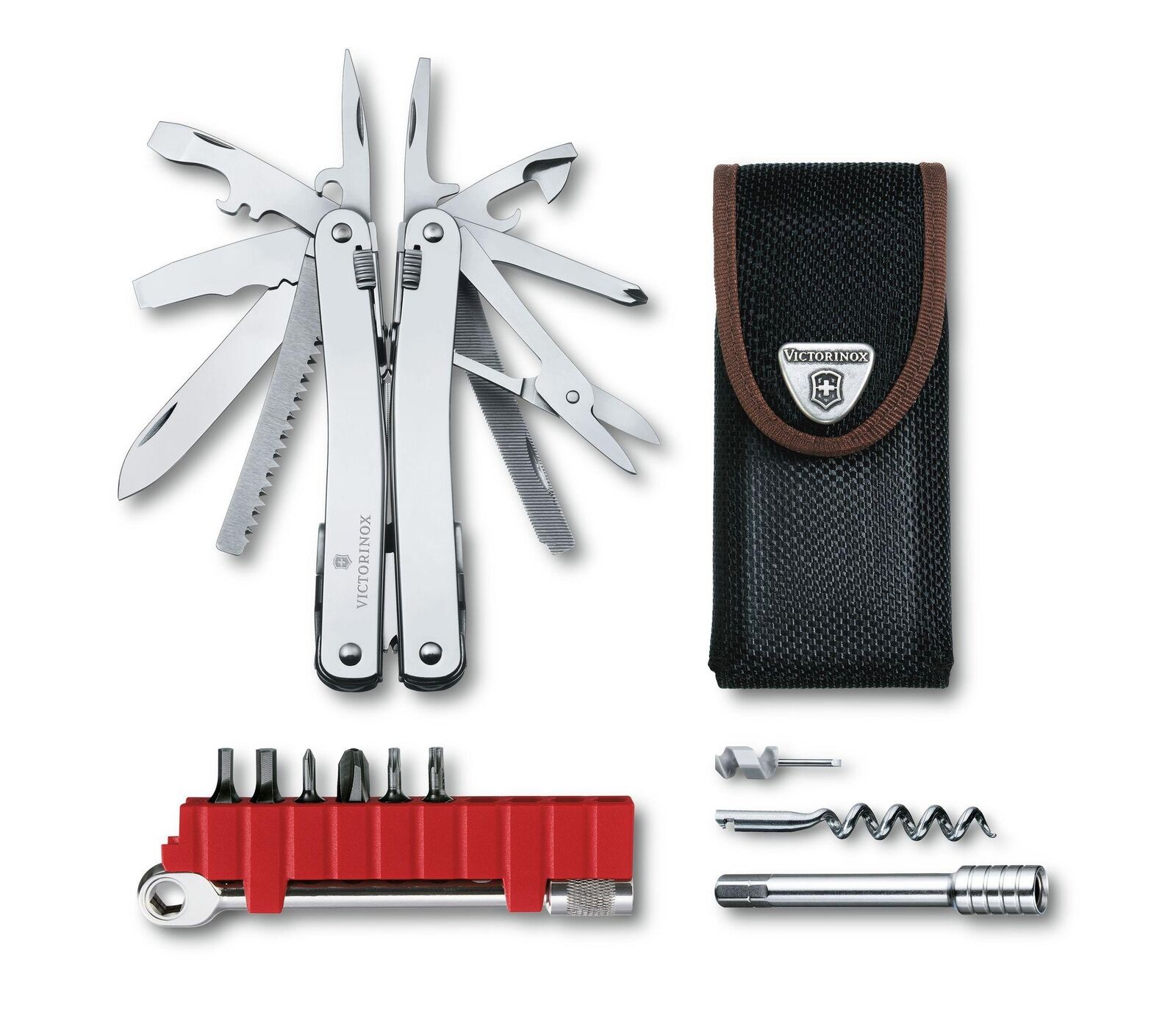Victorinox - Swiss Tool Spirit x plus - Cricchetto - Custodia Nylon - 3.0236.L