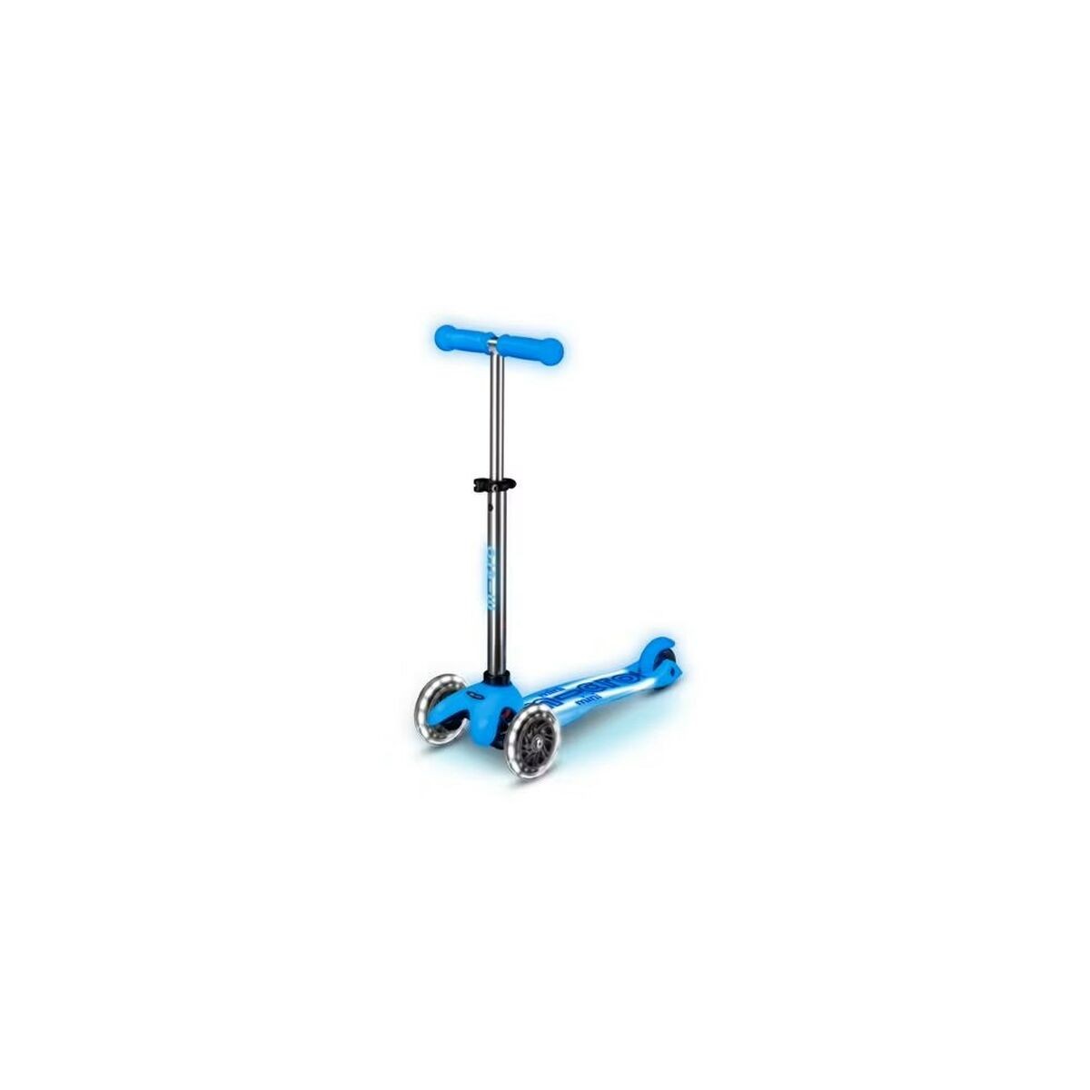 Monopattino Scooter Micro Deluxe Glow LED Plus Verde Grigio Turchese Argentat