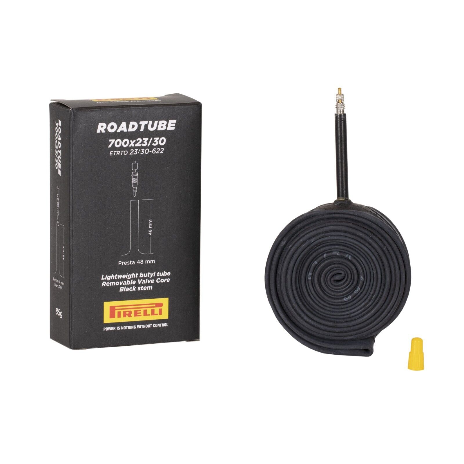 CAMERA D'ARIA PIRELLI ROADTUBE 700X23/30 VALVOLA 60mm SMONTABILE