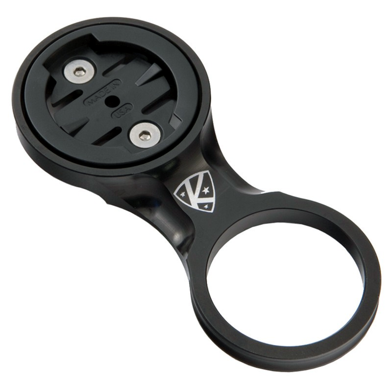 K-Edge Bicicletta Stelo Montaggio Fisso Nero - Garmin Cycle Computer Quarto Turn