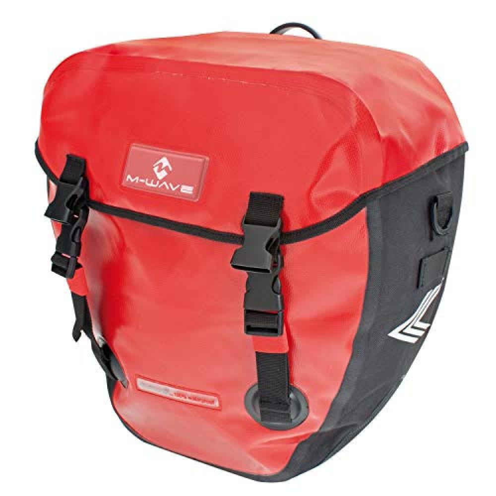 (TG. 2 x 20 litri) M-Wave Double Pannier Alberta 2 x 20 Litri Impermeabile - NUO