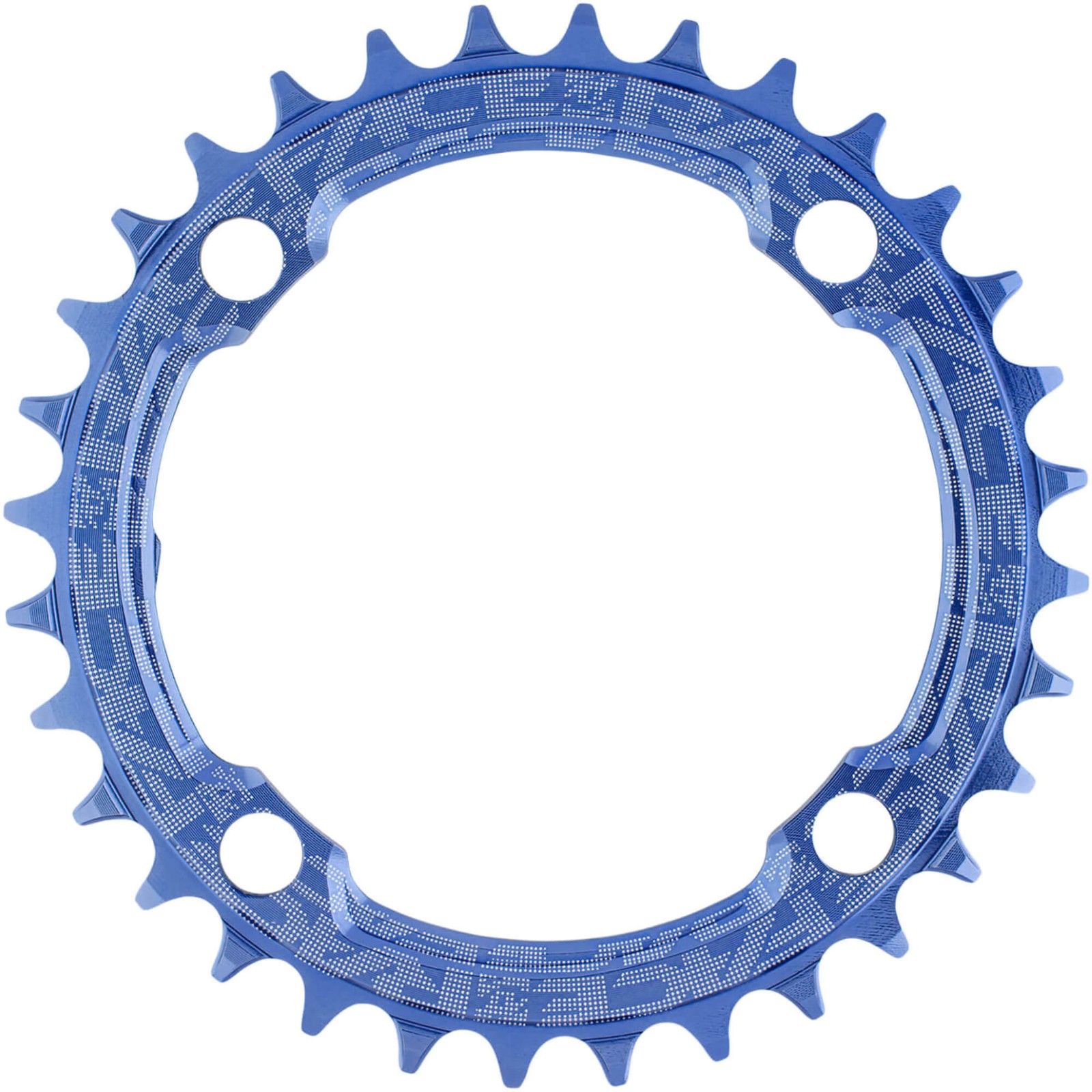 Race Face Narrow/Wide Single Chainring Blue 104x38T