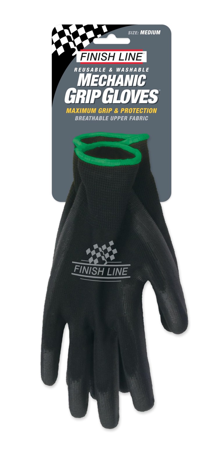 Finish Line Mechanic Grip Gloves - Small / Medium