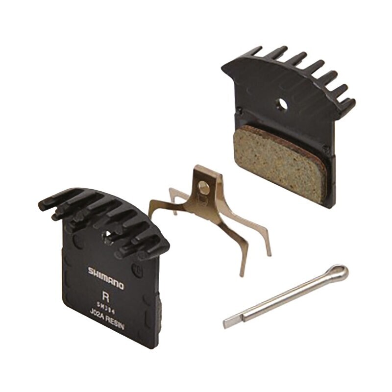 Shimano J05A Pastiglie Freno Resina Con Aletta XTR / XT / SLX (ex J03A)