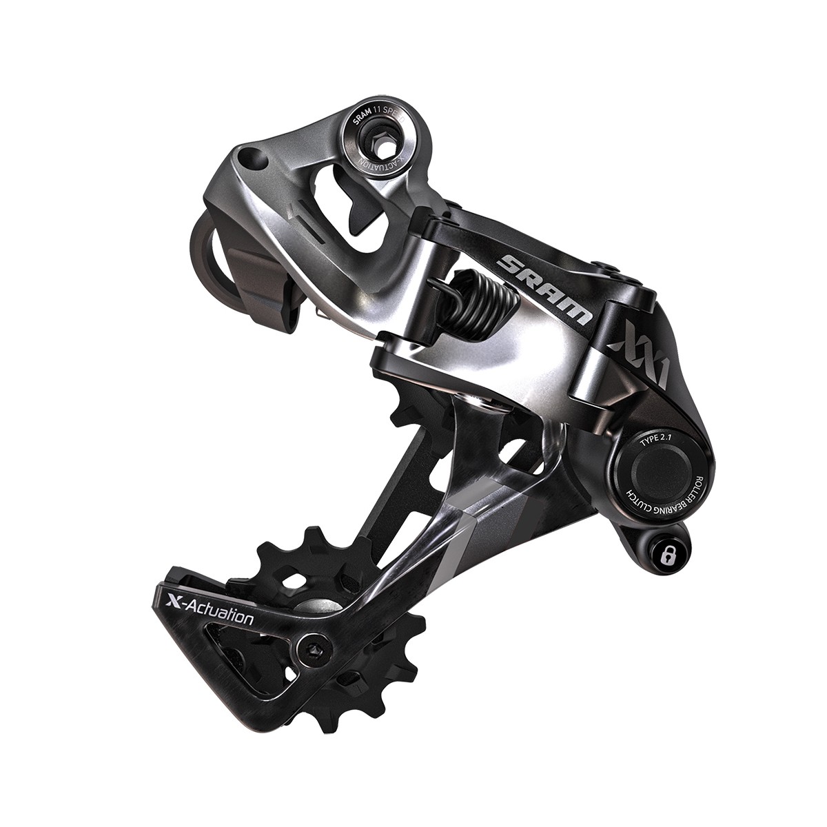 SRAM Xx1 Rear Derailleur Type 2.1 11 Speed Black Black 11 Speed