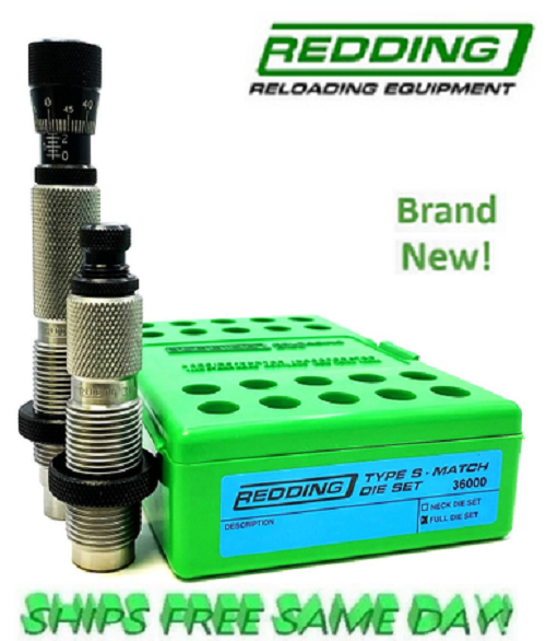 Redding Tipo S Partita Boccola 2 Die Collo Taglia Set per 300 PRC Nuovo #36776