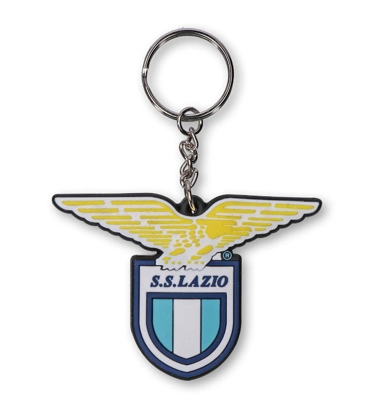 Portachiavi Pvc Gommato Logo Ss Lazio