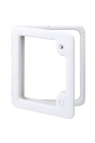 Thetford Service Door III 3 385x335 Bianco Cancello di servizio WC fisso Potti K