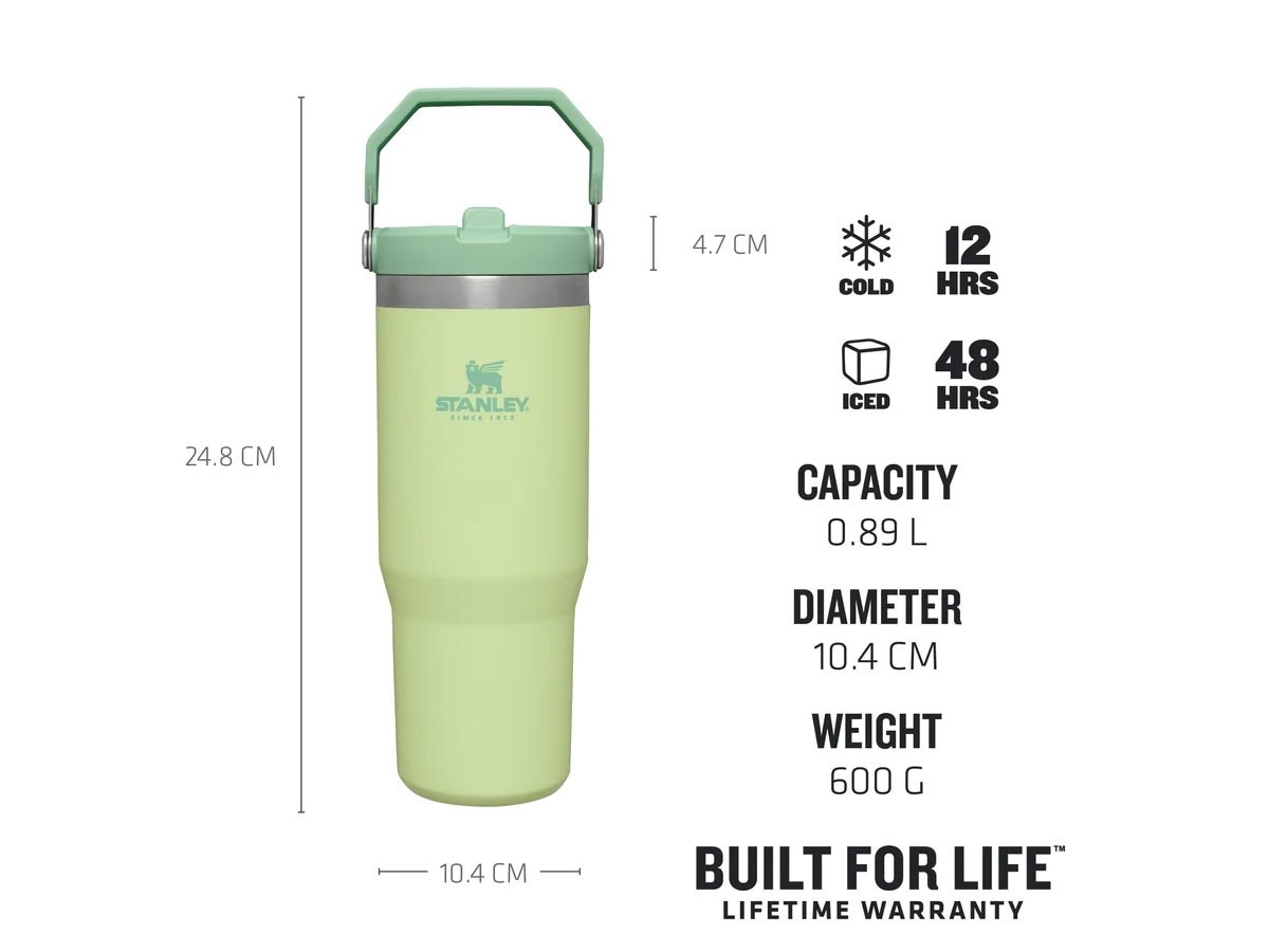 Stanley GO ICEFLOW FLIP STRAW TUMBLER 30oz /890ml Citron
