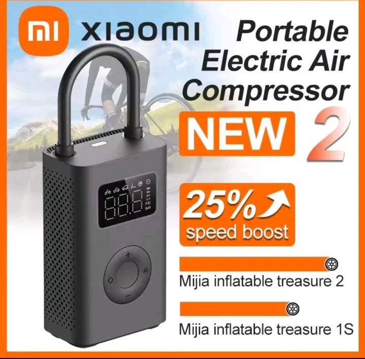 Xiaomi Portable Electric Air Compressor 2 Pro Luftpumpe Air Pump Digitalanzeige