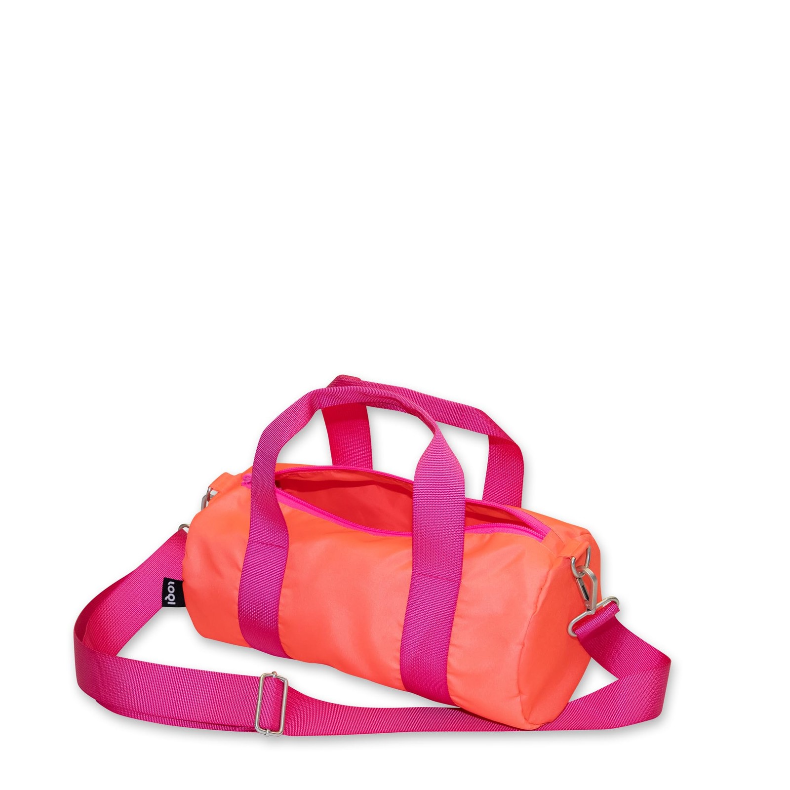 Neon Dark Orange Recycled Medium Weekender, Neon