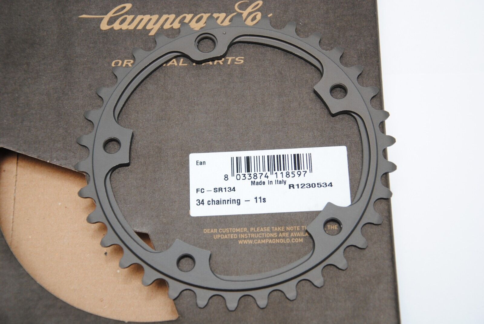 CORONA SUPER RECORD 34 DENTI FC-SR134 CAMPAGNOLO