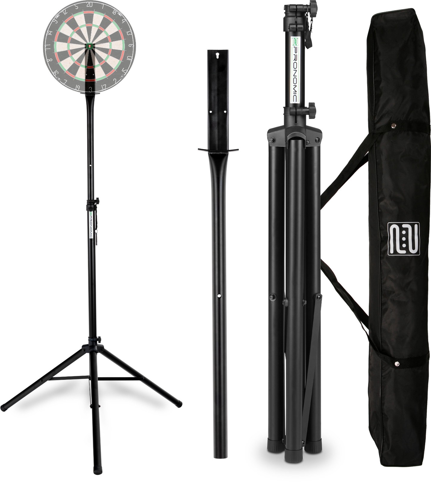 Supporto Bersaglio Freccette Stativo Dartboard Asta Dardo Regolabile Stand Borsa