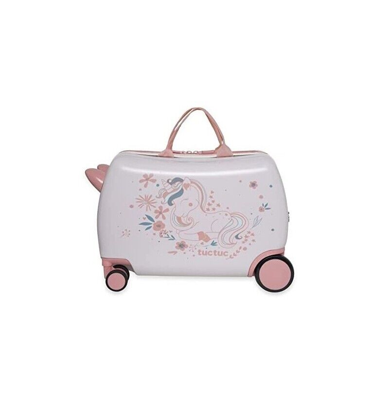 Tuc Tuc Trolley per Bambini con Unicorno colore Rosa