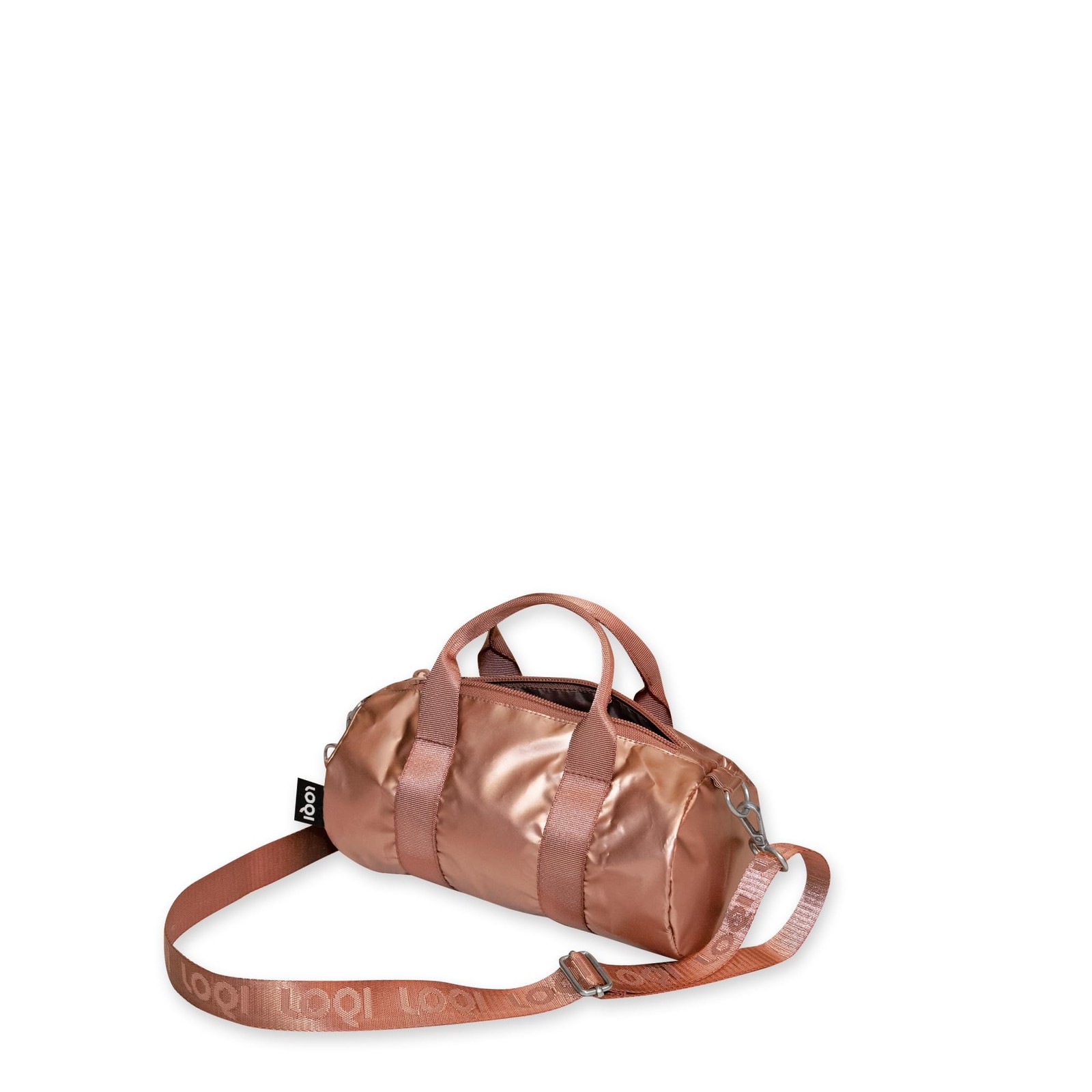 Metallic Rose Gold Small Weekender, pink, S, Business Card Case