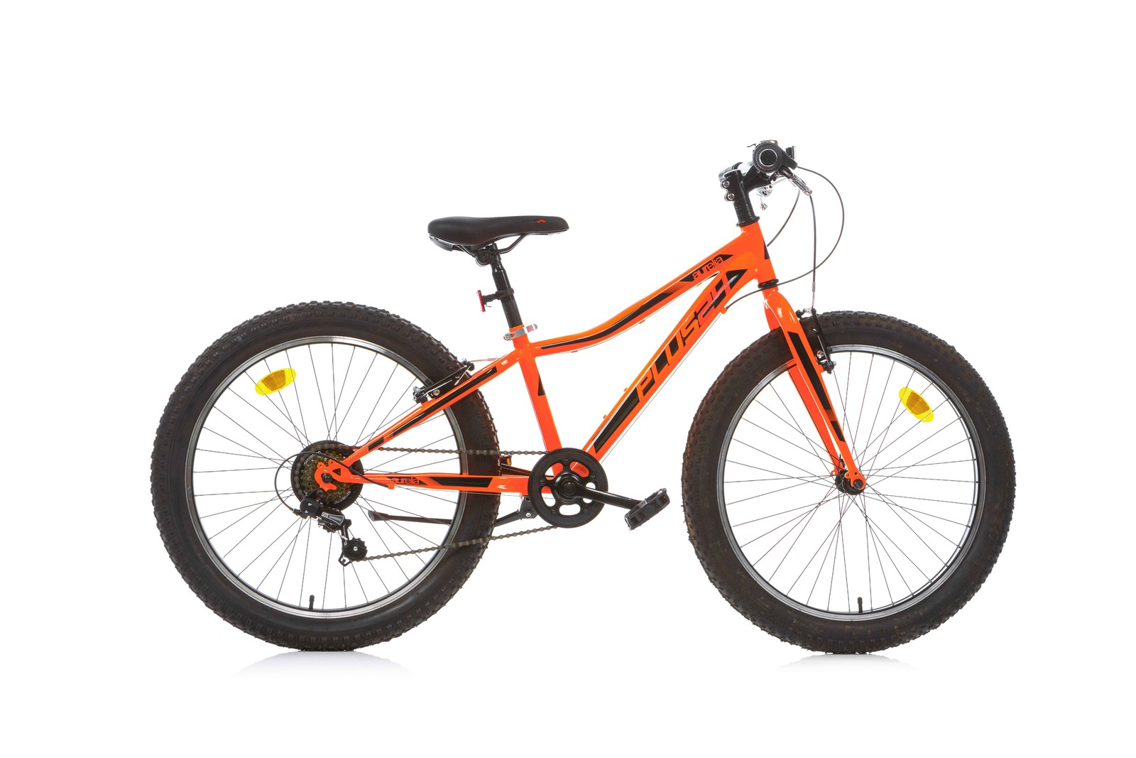 BICI 24 FAT-BIKE RAGAZZO - 6V AURELIA MTB PLUS ARANCIO