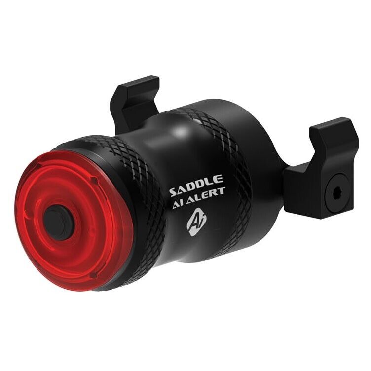 Lezyne Saddle Ai Alert 250 Lumen Posteriore Bicicletta Luce Faro Posteriore Nero