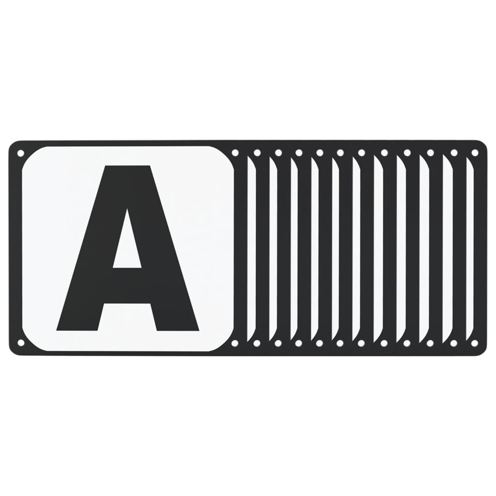 vidaXL Lettere Arena da Dressage 12 pz in Acciaio