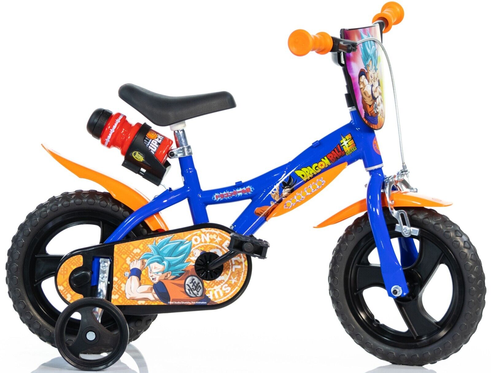 BICI MISURA 12 DRAGON BALL SUPER BIMBO DINO BIKES BICICLETTA BAMBINO 612L-DR NEW
