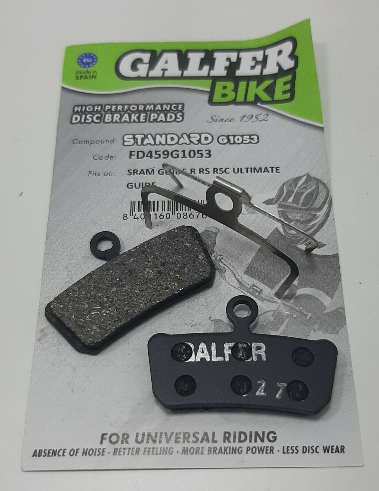 PASTIGLIE FRENO GALFER BIKE SRAM GUIDE R,RS RSC ULTIMATE GUIDE FD459G1053