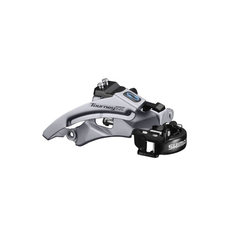 Shimano FD-TX800 Tourney TX front derailleur, top swing, dual pull, for 42/48T,