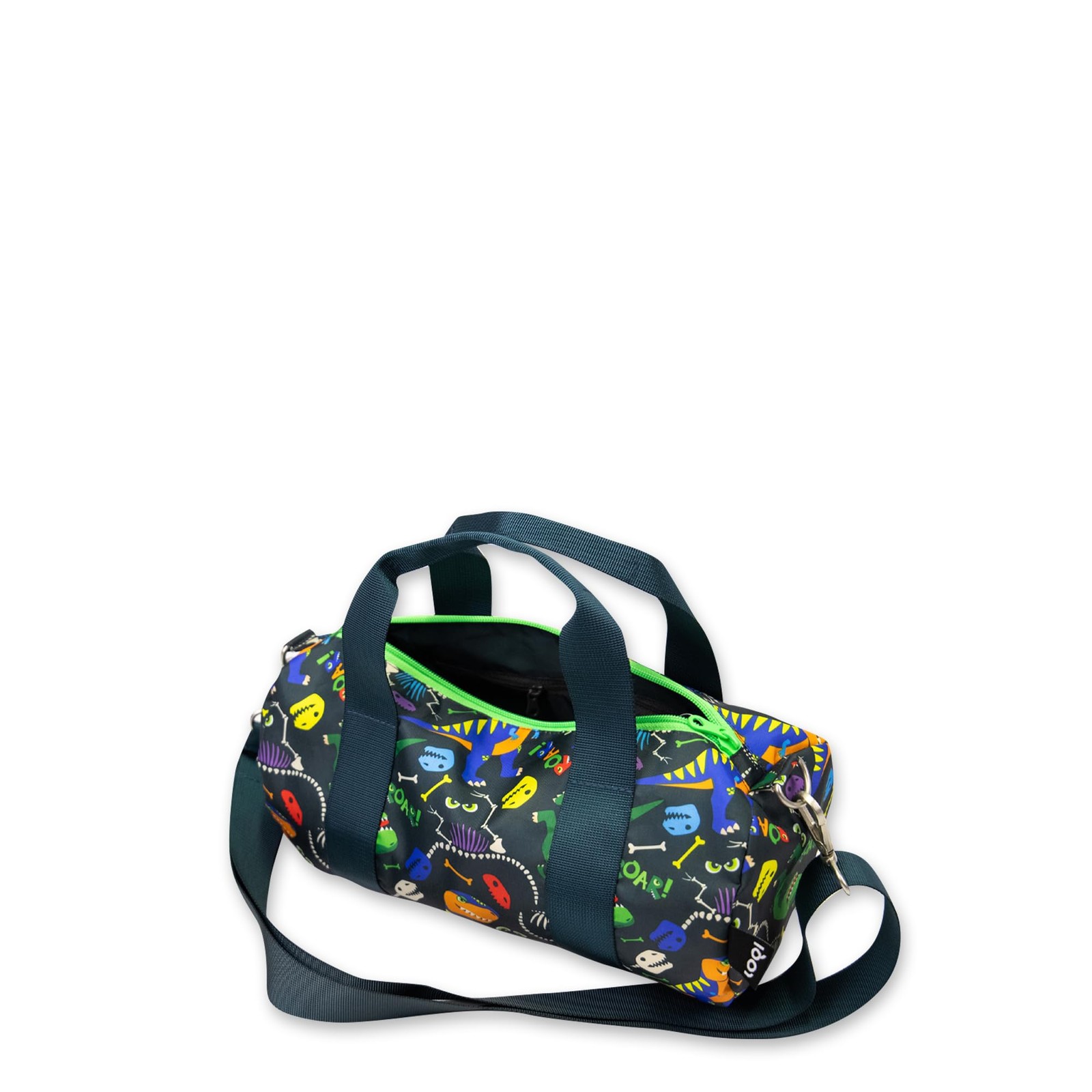 Dinosaur Roar Recycled Medium Weekender, dunkelgrün