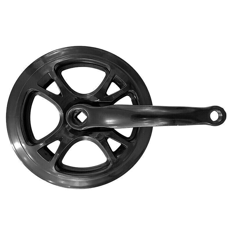 Guarnitura Bici FOLDING BIKE 1 velocità 44 denti 170mm perno quadro nero MvTek