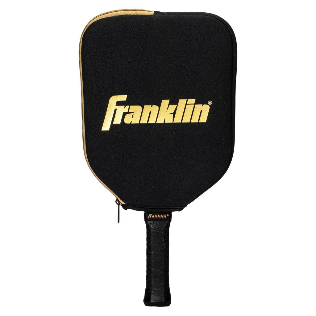 Franklin Single Pickleball Paddle Cover Black/Gold Black/Gold