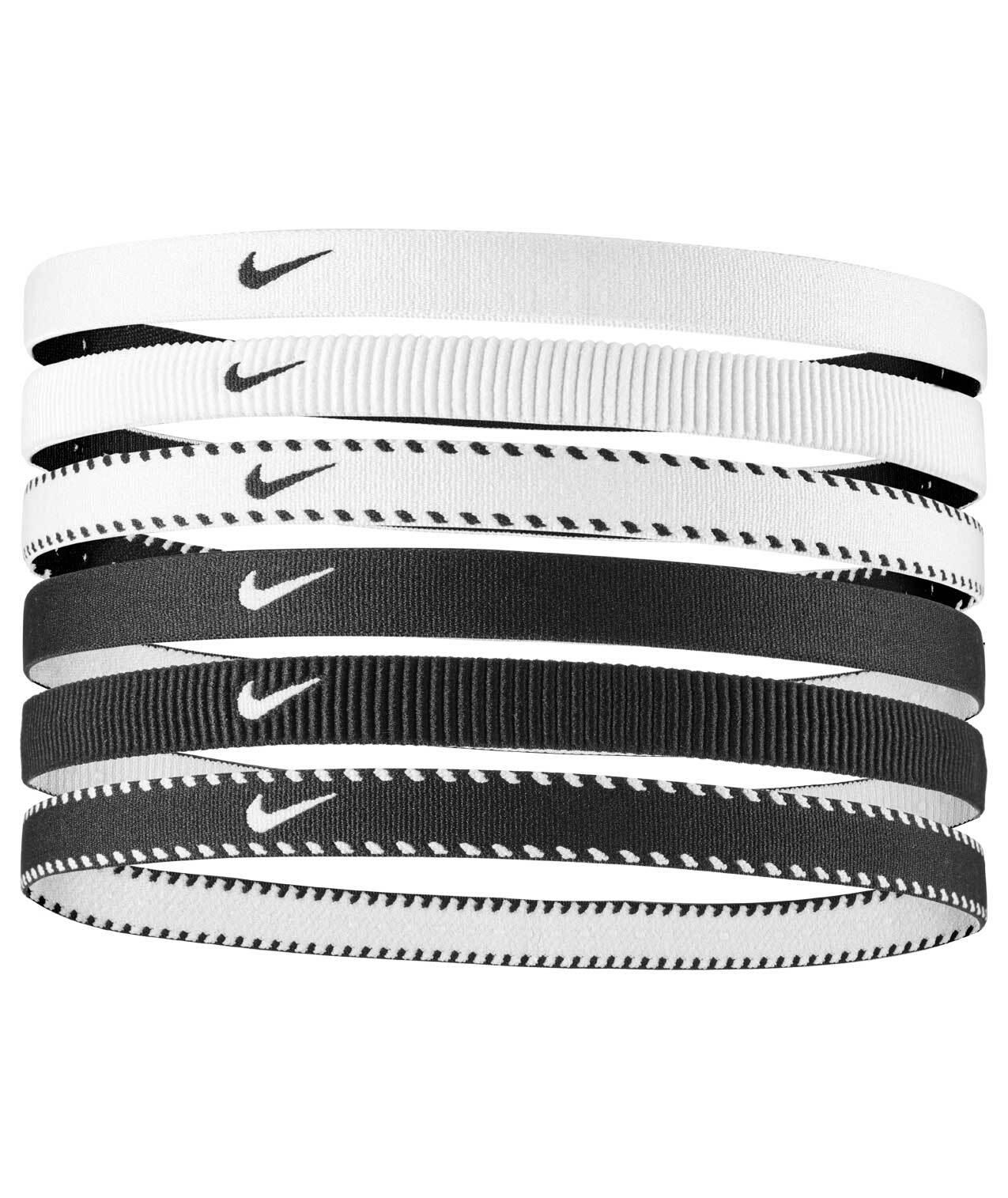 Nike Flex Classic Headbands 6PK Fasce Elastici Capelli Sport Tennis Running