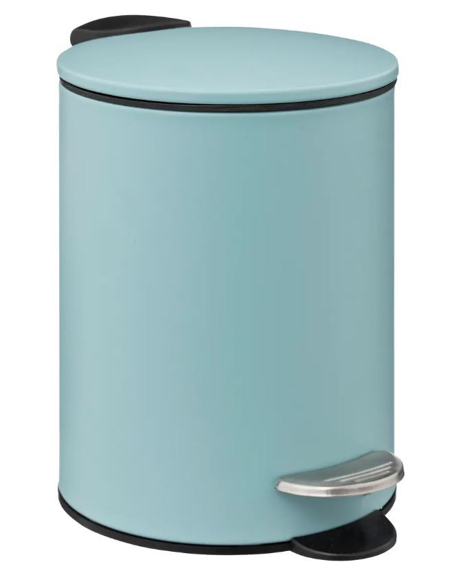 A217912 Pattumiera 174528q Bagno 3lt Azzurro Artico