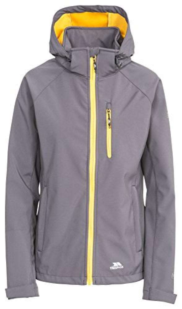 (TG. XS) Trespass Giacca Impermeabile Softshell Lorina/Giacca da Donna con Cappu