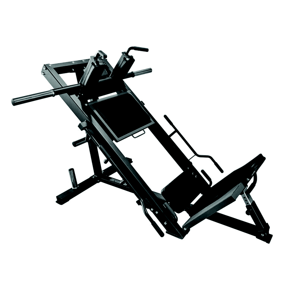 JK Fitness Combo Leg Press 45° Hack Squat Vertical Nero