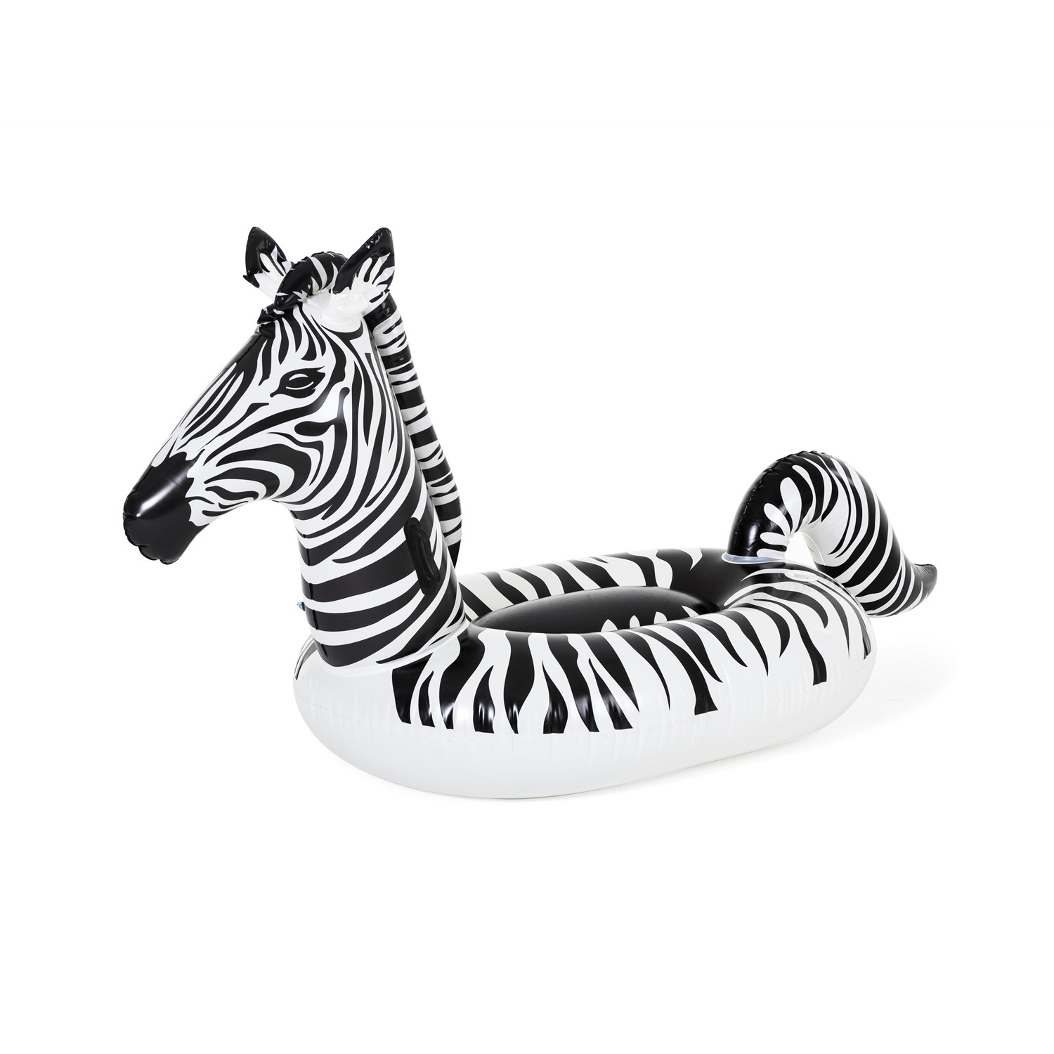 BESTWAY Zebra gonfiabile cavalcabile led in pvc, 246x104x122 multicolore