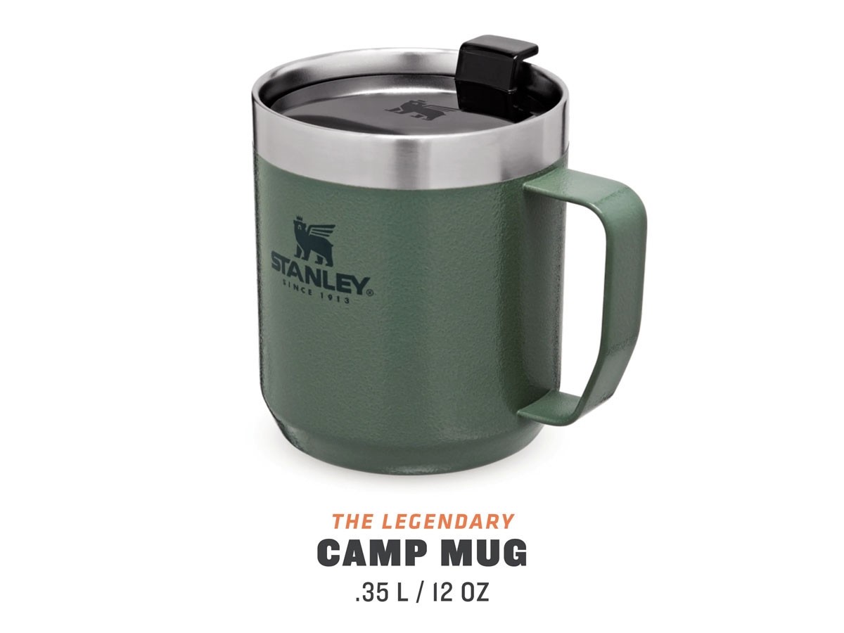 Stanley CLASSIC LEGENDARY CAMP MUG 12oz /350ml Hammertone Green