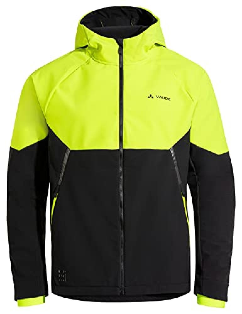 (TG. S) VAUDE Qimsa - Giacca softshell da uomo, Uomo, Giacca, 42167, giallo fluo