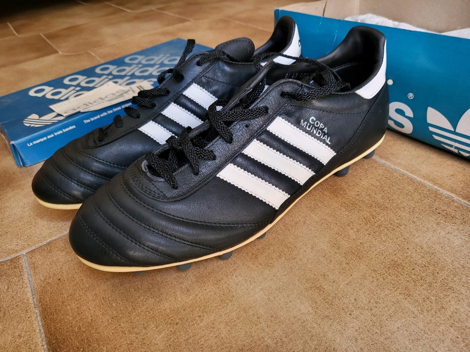 ADIDAS COPA MUNDIAL - Black / Footwear White / Black - 015110 Misura 44