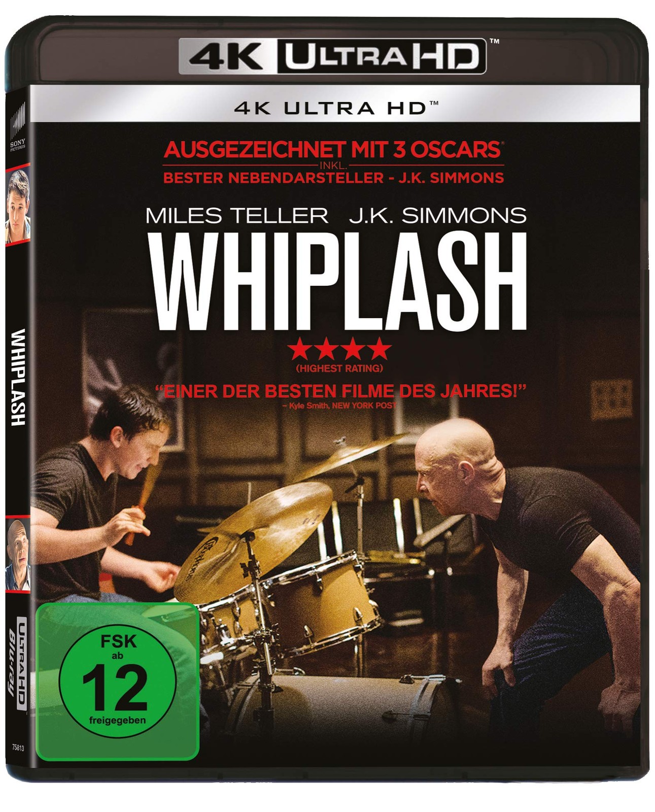 Whiplash (4k Ultra-HD) (4K UHD Blu-ray) Teller Miles Simmons J.K. Miles Teller