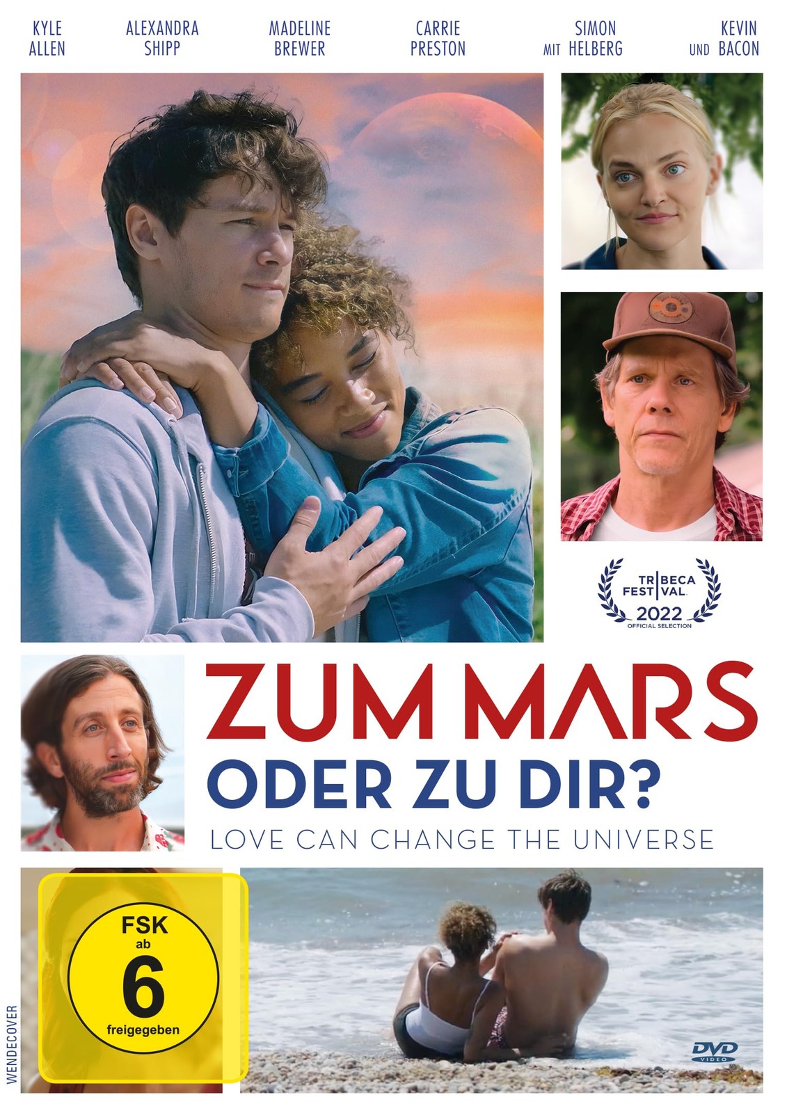 Zum Mars Oder zu Dir? (DVD) Bacon Kevin Allen Kyle Helberg Simon Shipp Alesandra