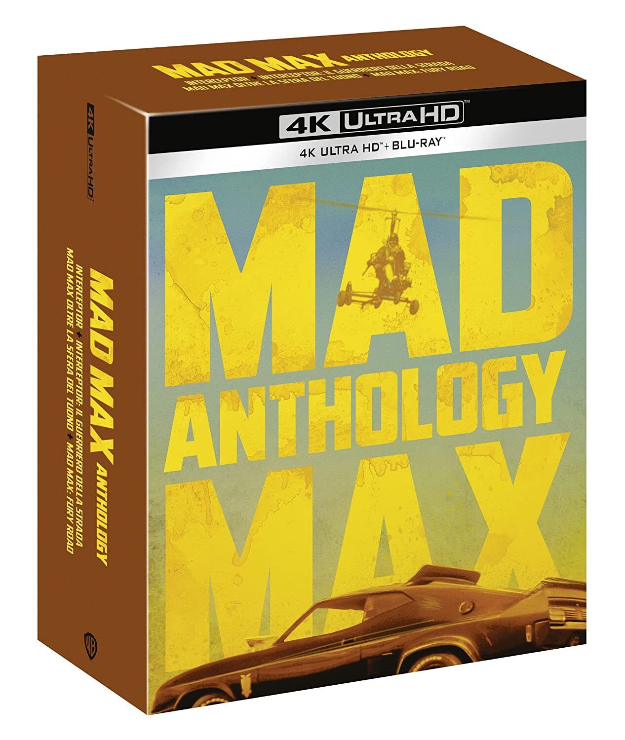 MAD MAX ANTHOLOGY  4 BLU-RAY 4K ULTRA HD+5 BLU-RAY+DVD