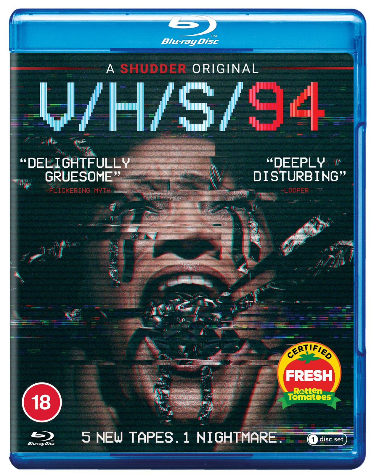 V/H/S/94 (SHUDDER) (Blu-ray) Dru Viergever Anna Hopkins Kyal Legend Kimmy Choi